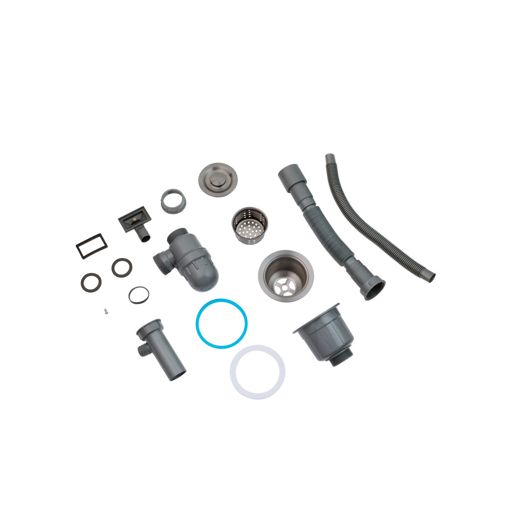 Мийка кухонна Kroner Schwarze-7848RHM (CV030024) - зображення 10