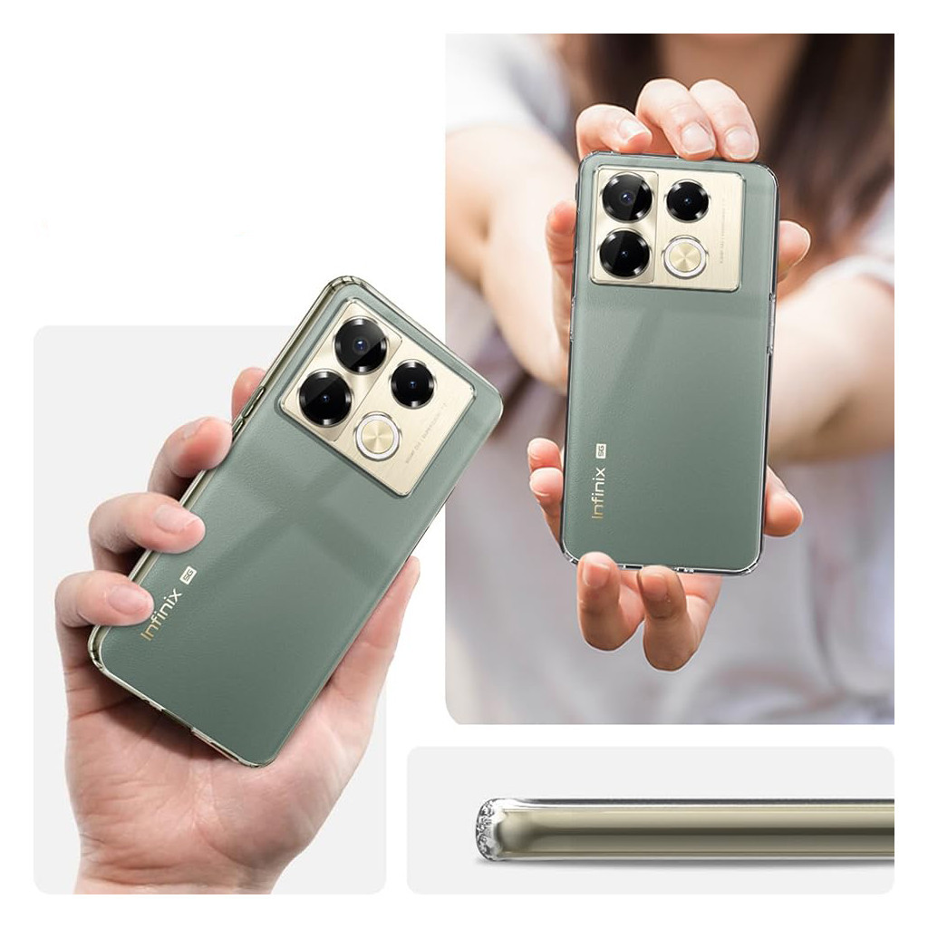 Чохол до мобільного телефона BeCover Infinix Note 40 Pro (X6851) Transparancy (711180) - зображення 3