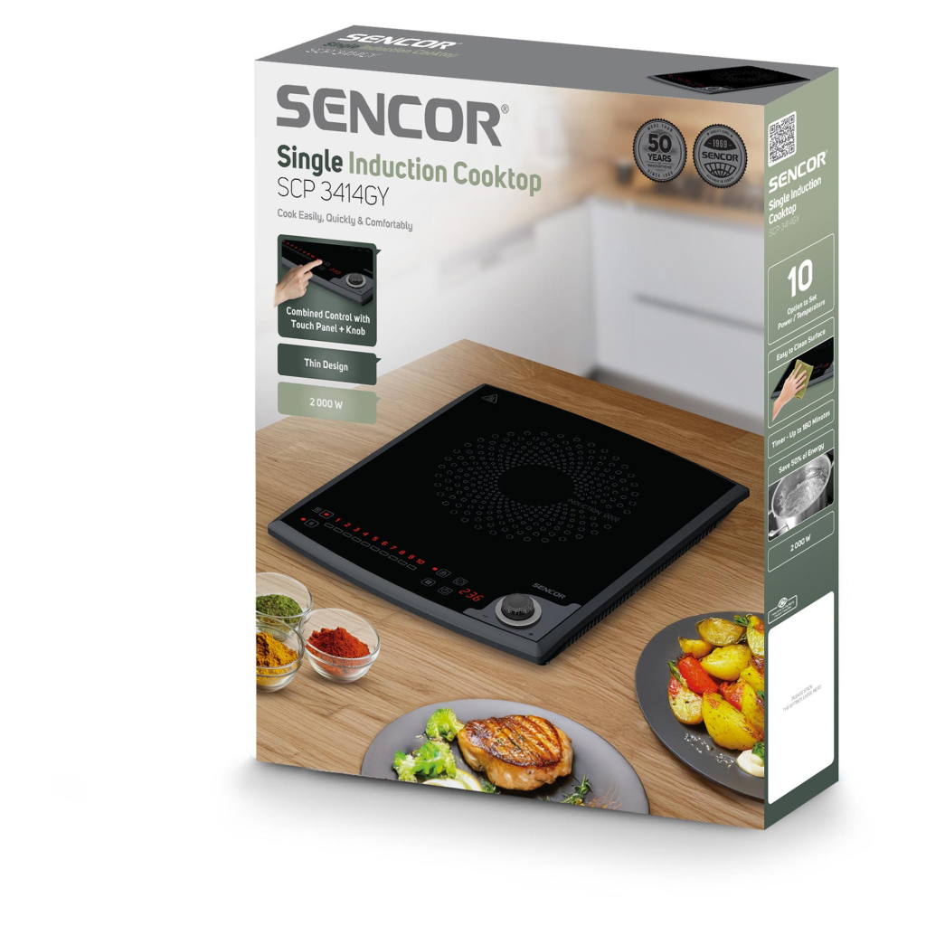 Настільна плита Sencor SCP3414GY - зображення 7