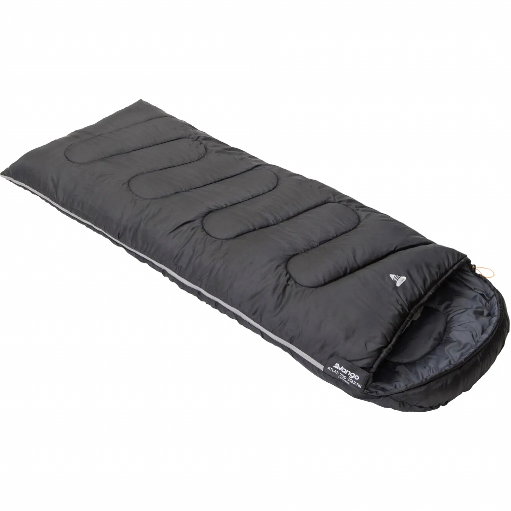 Спальний мішок Vango Atlas 250 Square +1C Black Left (926295) - зображення 1