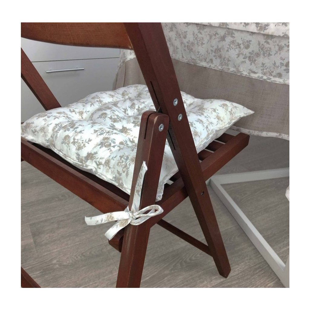 Подушка на стілець Прованс Happy rose 40х40 (4823093434943) - зображення 5