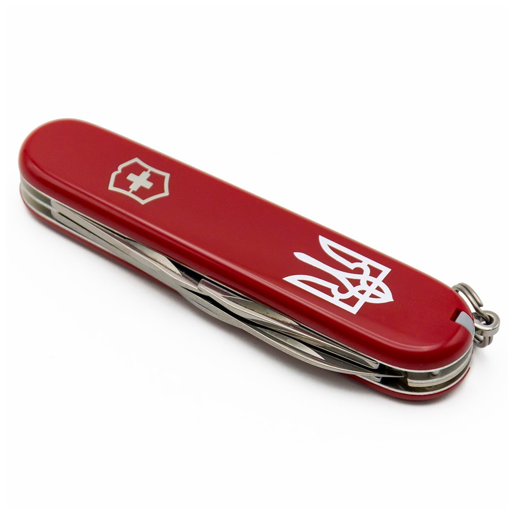 Ніж Victorinox Spartan Ukraine Red "Тризуб" (1.3603_T0010u) - зображення 6