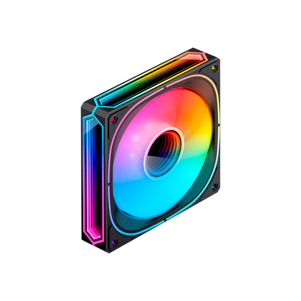 Кулер до корпусу JONSBO FR-505BR Reverse ARGB Black - зображення 4