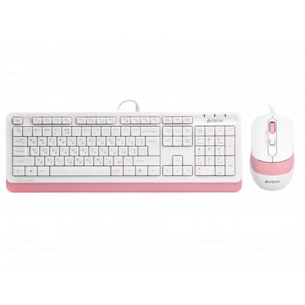 Комплект A4Tech F1010 Pink - зображення 1