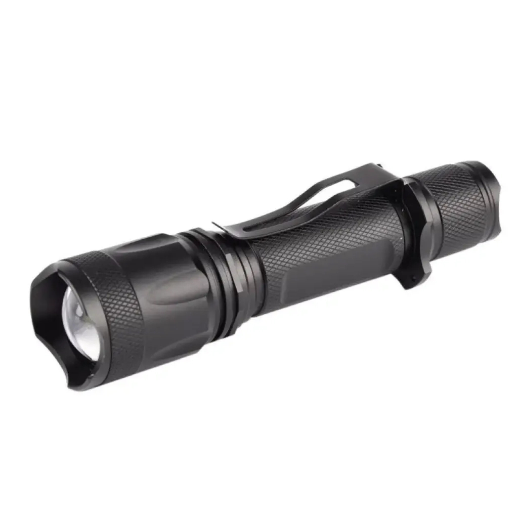 Ліхтар Quantum Techno 10W LED з USB + Li-ion18650/2600mAh box (QM-FL1010-18650/2600-CB) - зображення 1