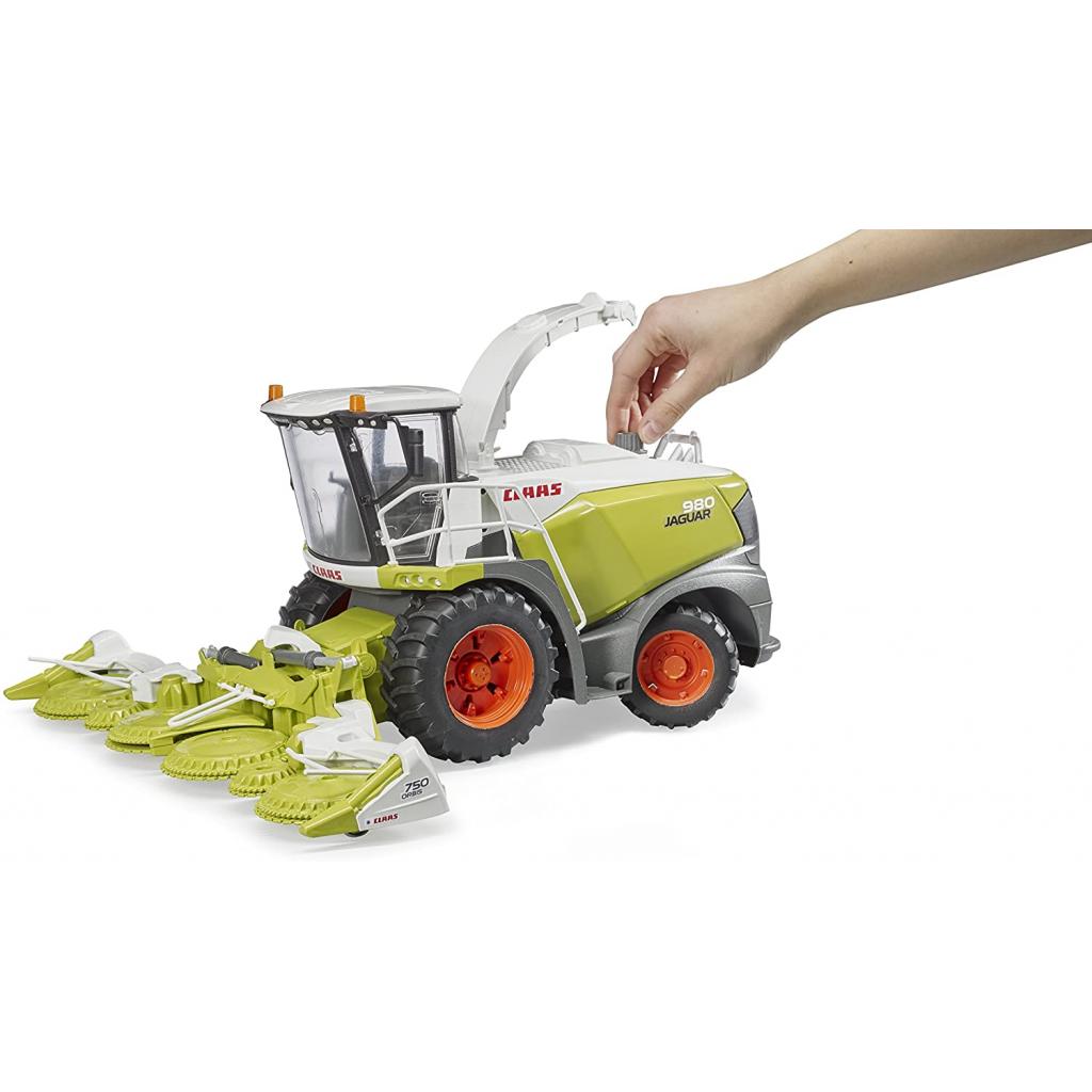 Спецтехніка Bruder комбайн Claas Jaguar кормозбиральний 1:1 (02134) - зображення 8