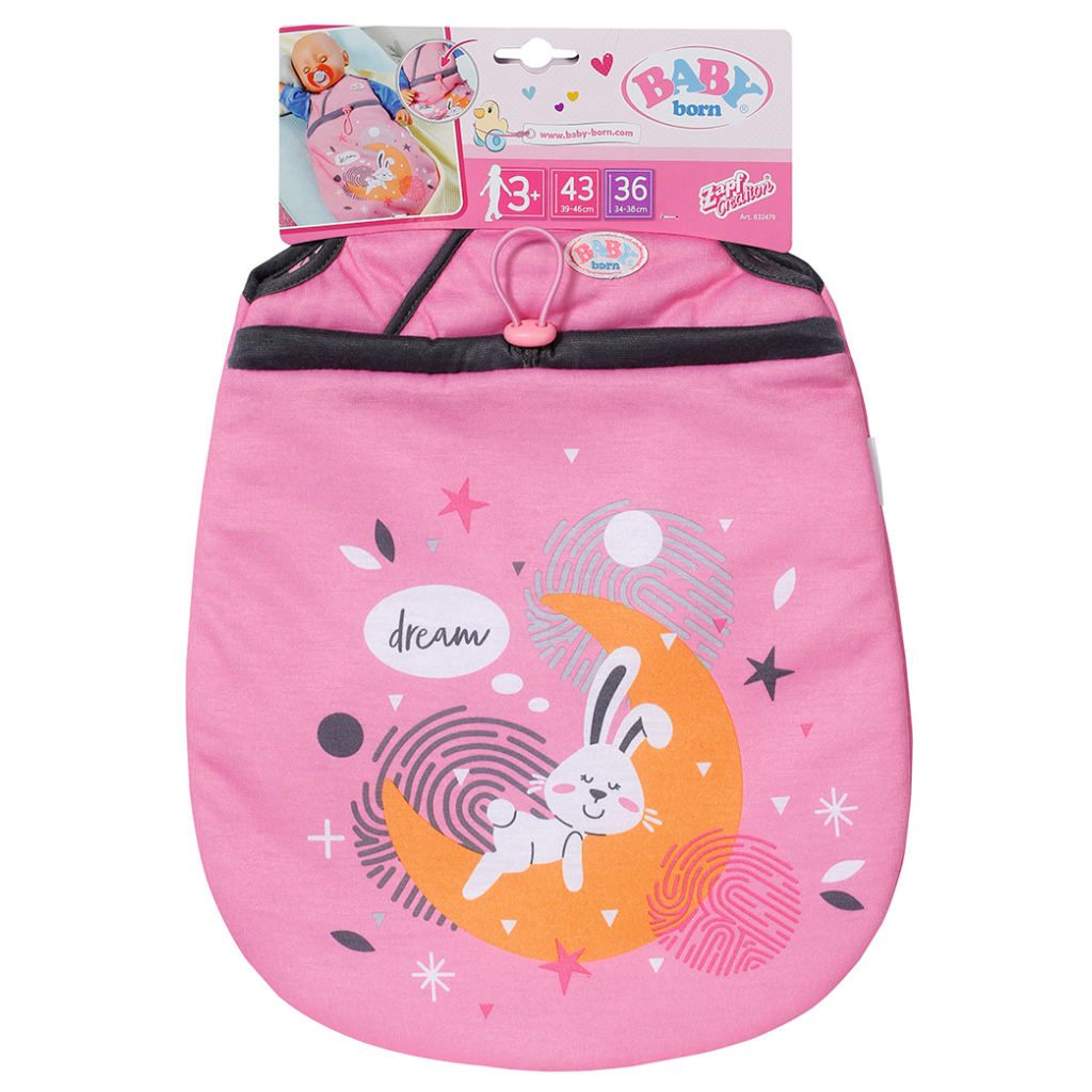 Аксесуар до ляльки Zapf Спальник для ляльки Baby Born - Солодкі сни (832479) - зображення 2