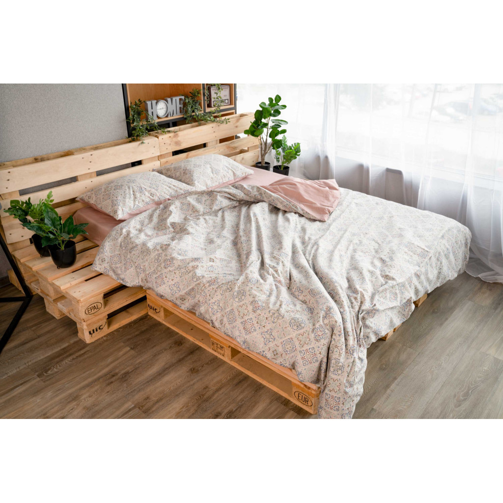 Постільна білизна Ardesto Gloria сатин рожевий полуторний 160х220 (ART1622LP) - зображення 4