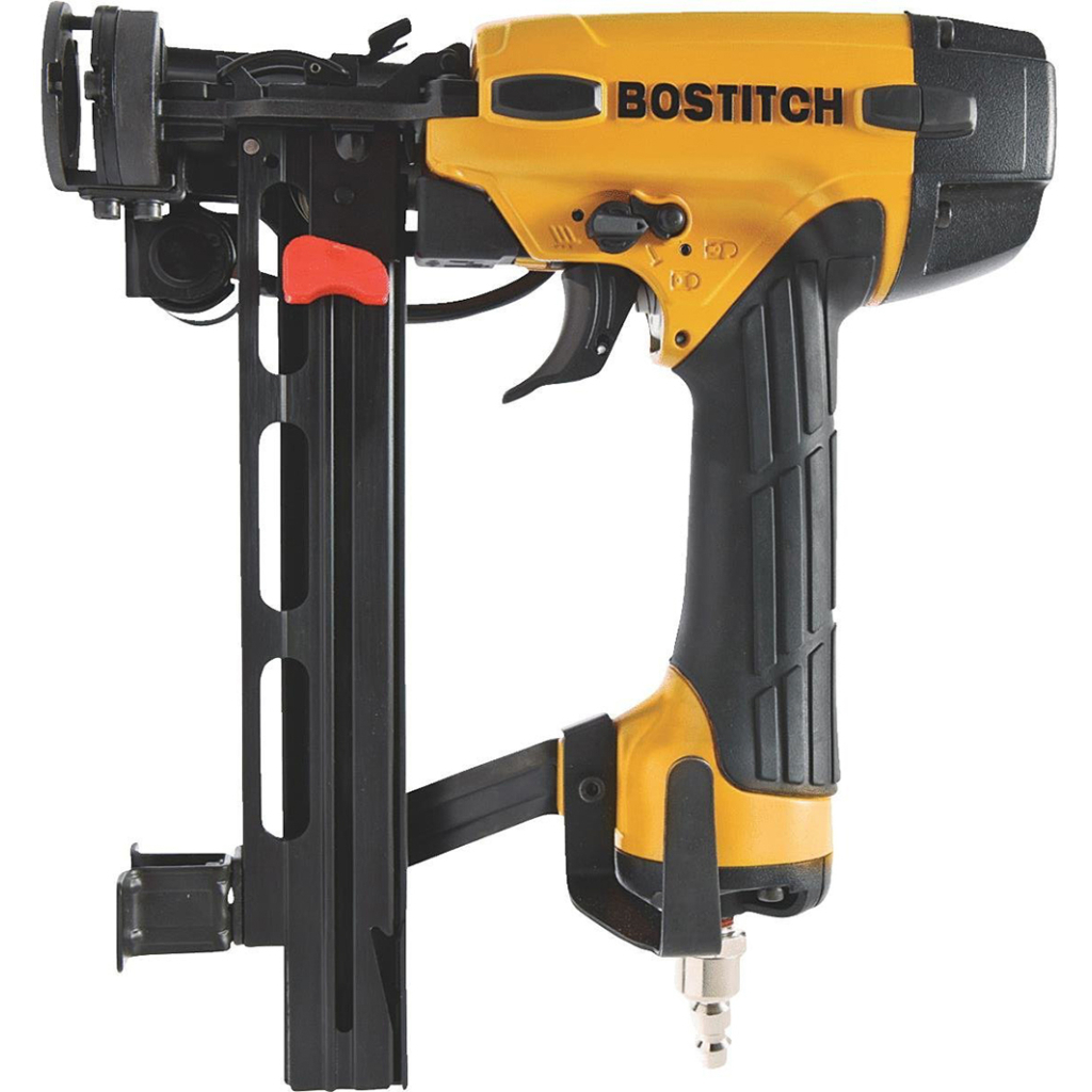 Степлер будівельний Bostitch пневматичний, тип кріплення SL, довжина 19-38 мм та шайби SB-CAPS (SL1838BC-E) - зображення 1