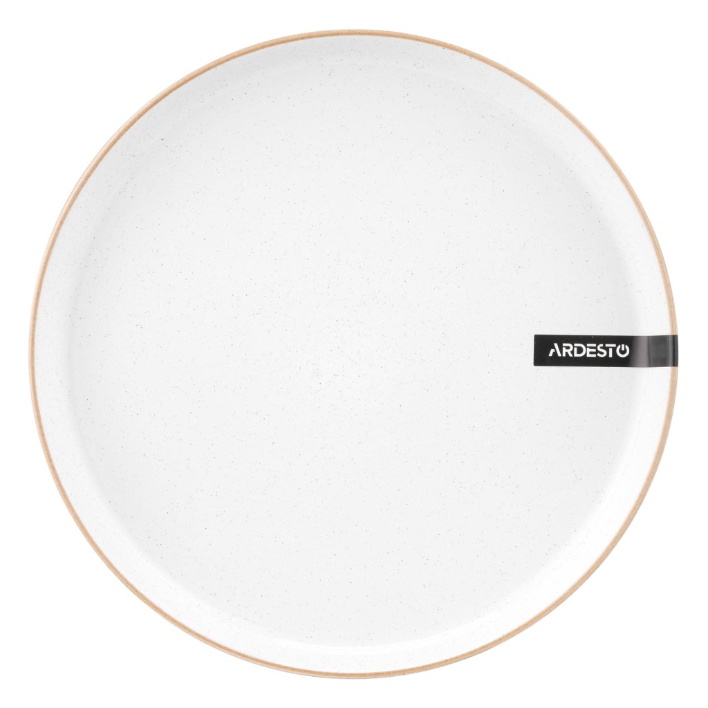 Тарілка Ardesto Apulia, 26.6см, кераміка, білий (AR2927AW) - зображення 2