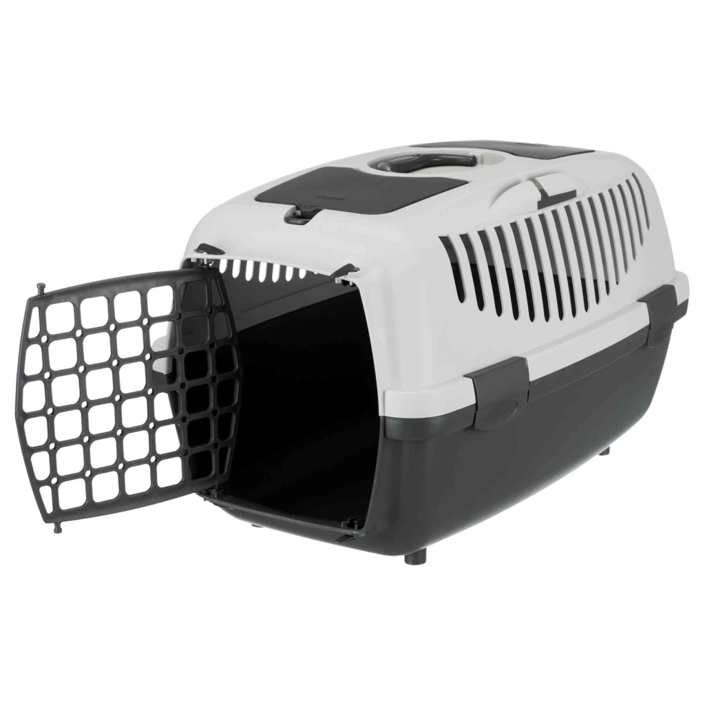 Переноска для тварин Trixie Capri 2 37х34х55 см до 8 кг (сіра) (4011905398211) - зображення 2