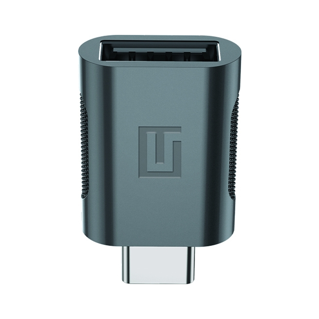 Перехідник OTG USB 2.0 AF to USB-C Space Grey Armorstandart (ARM69356) - зображення 1