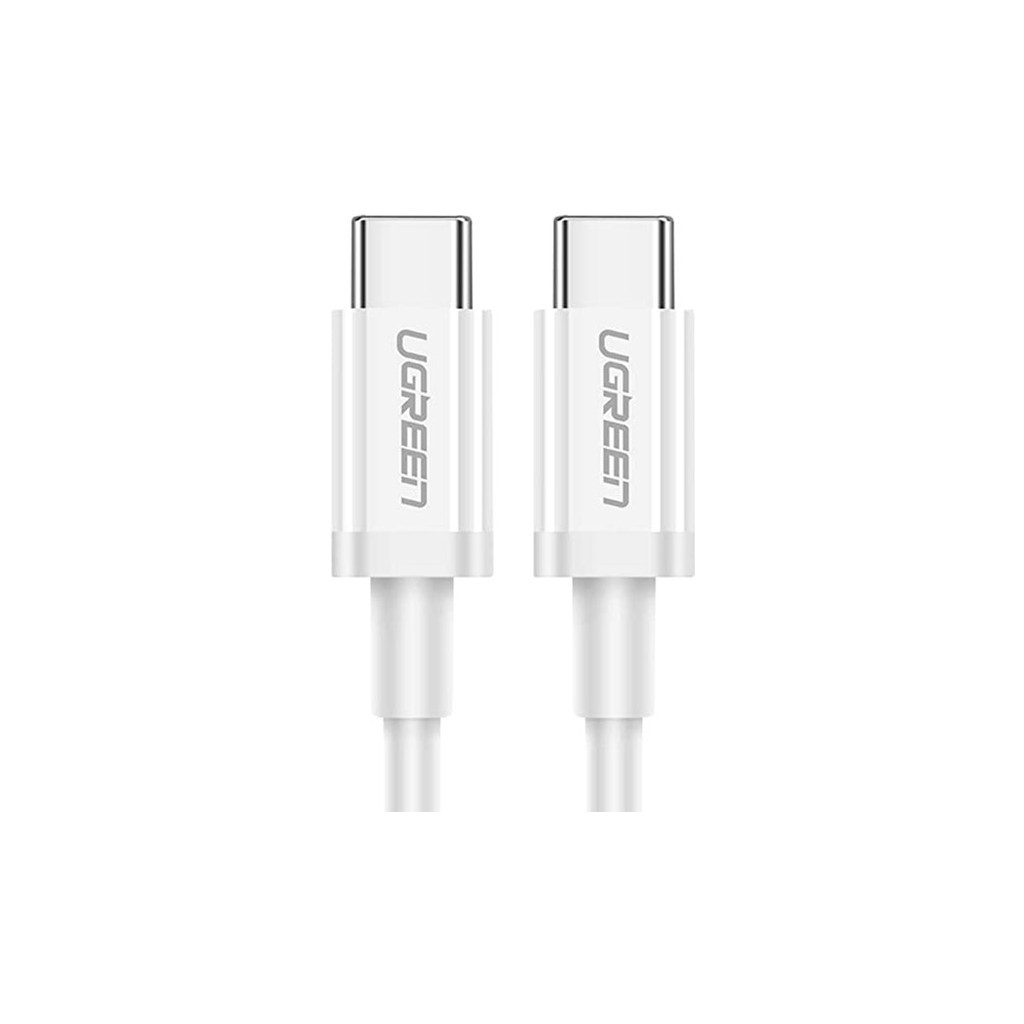 Дата кабель USB-C to USB-C 1.5m US264 18W ABS Cover White Ugreen (60519) - зображення 2