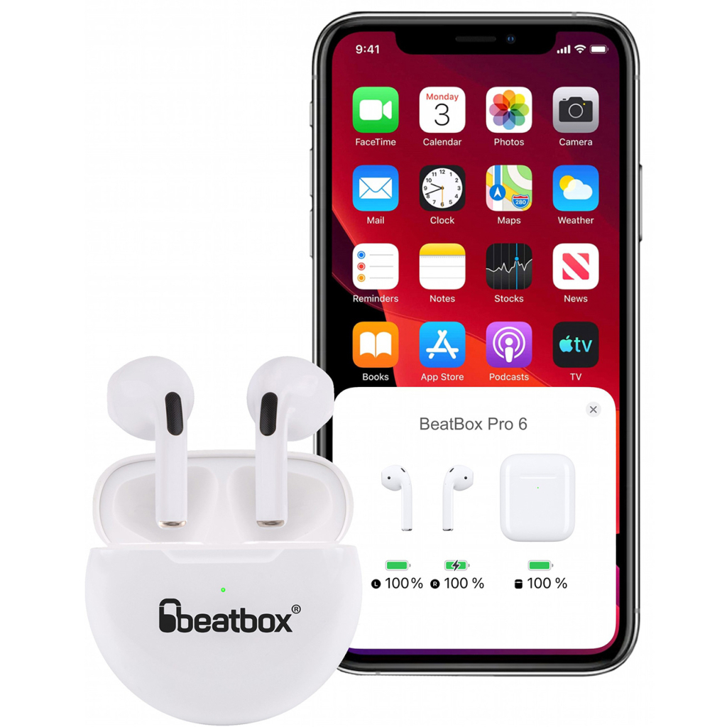 Навушники BeatBox PODS PRO 6 White (bbppro6w) - зображення 5