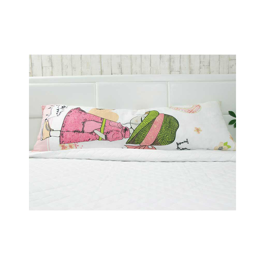 Подушка Руно декоративна подушка-обнімашка "Girl" Дакімакура 50х140 см на блискавці (315.114Girl) - изображение 3