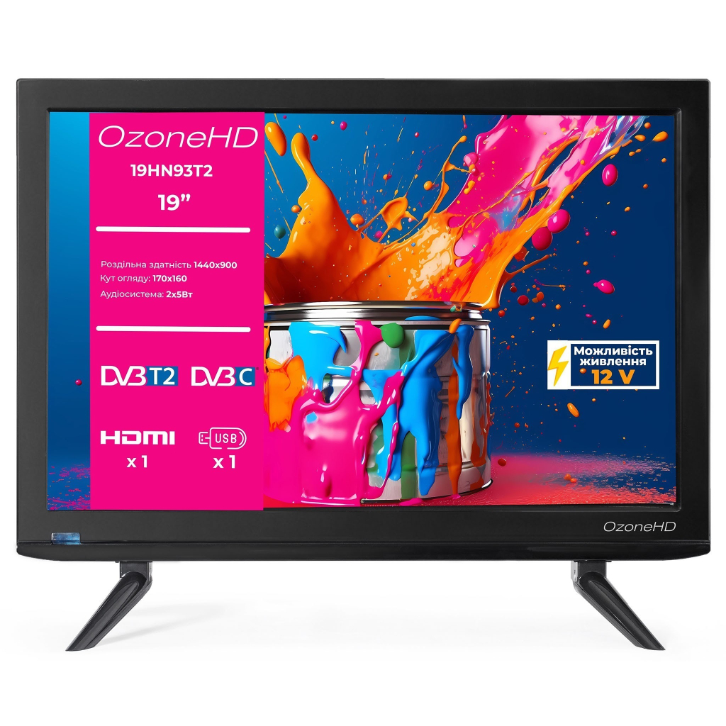 Телевізор Ozonehd 19HN95T2 - зображення 1