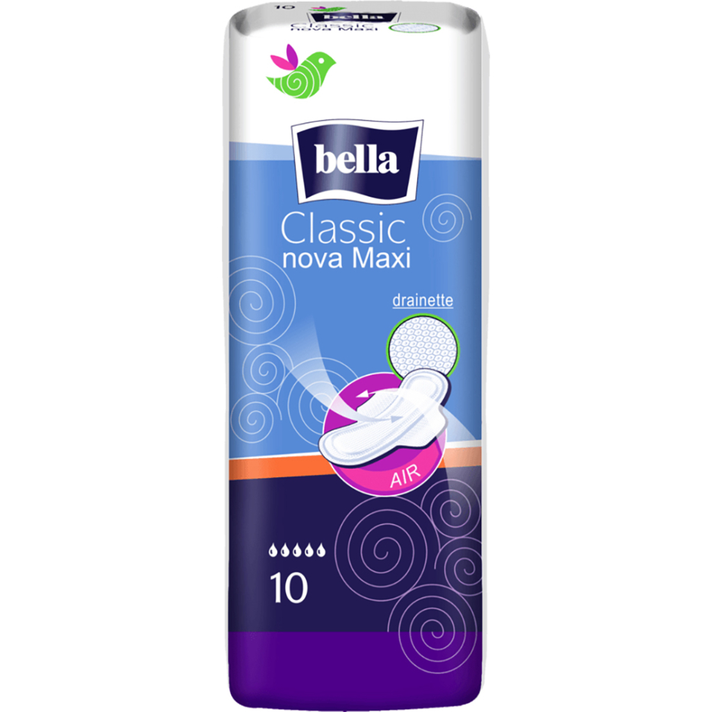 Гігієнічні прокладки Bella Classic Nova Maxi 10 шт. (5900516300920) - зображення 1