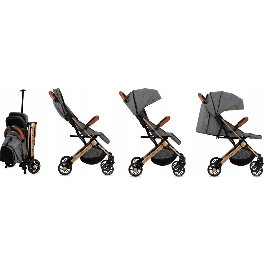 Коляска MoMi Estelle grey/gold (WOSP00018) - зображення 10