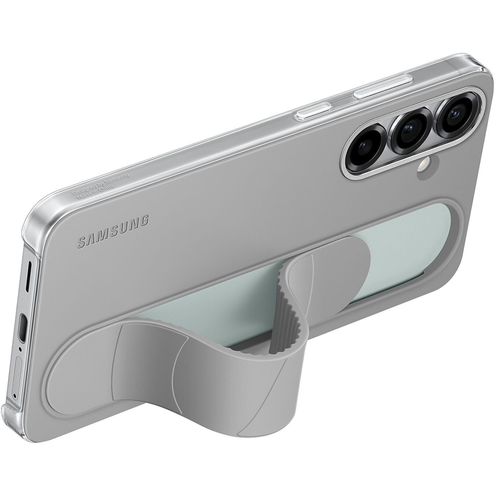 Чохол до мобільного телефона Samsung Galaxy S25+ (S936) Standing Grip case Grey (EF-GS936CJEGWW) - зображення 5
