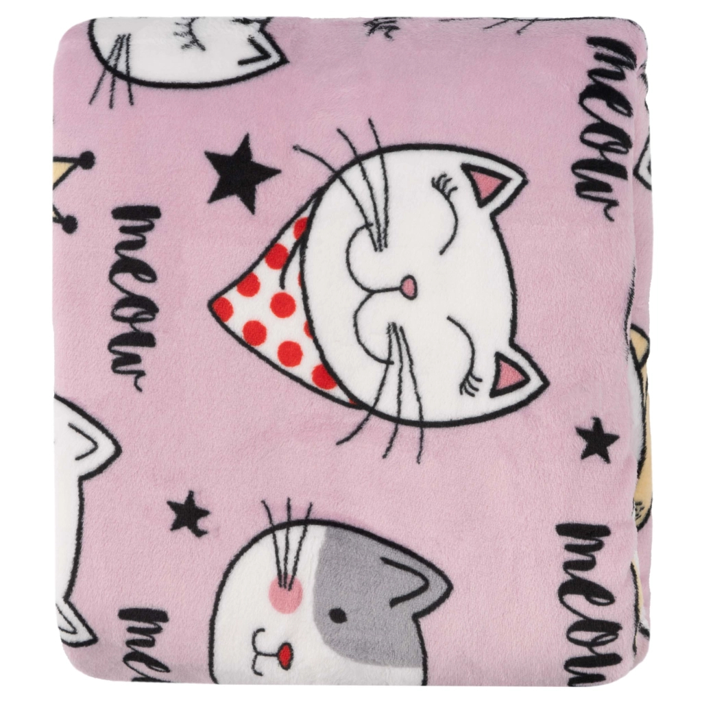 Плед Ardesto Flannel 100% поліестер, котики 160х200 см (ART0132PB) - picture 2