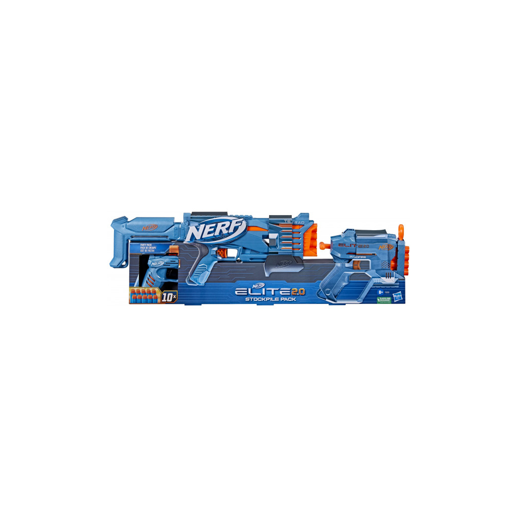 Іграшкова зброя Hasbro Nerf Elite 2.0 Stockpile (3 бластери) (F5031) - зображення 3