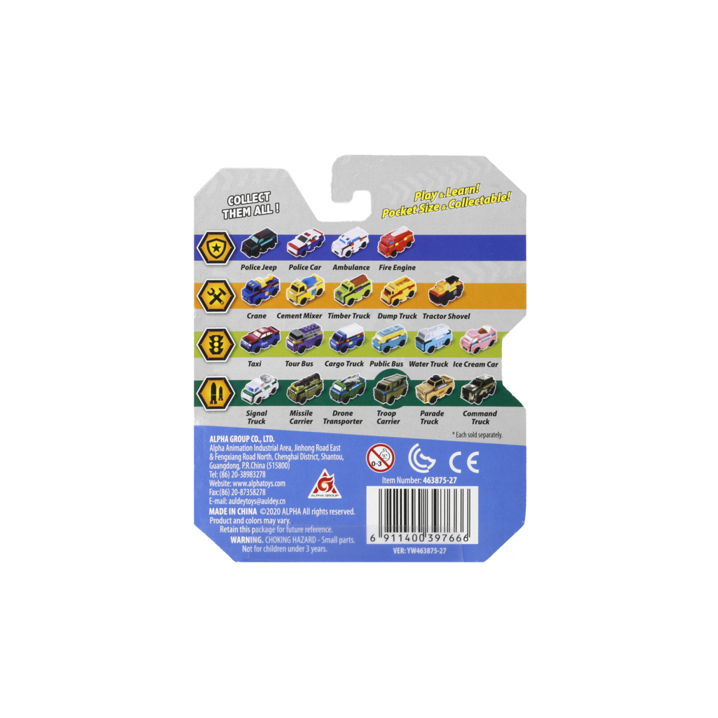 Машина TransRacers 2 в 1 Військова вантажівка & Самоскид (6586363) - зображення 3