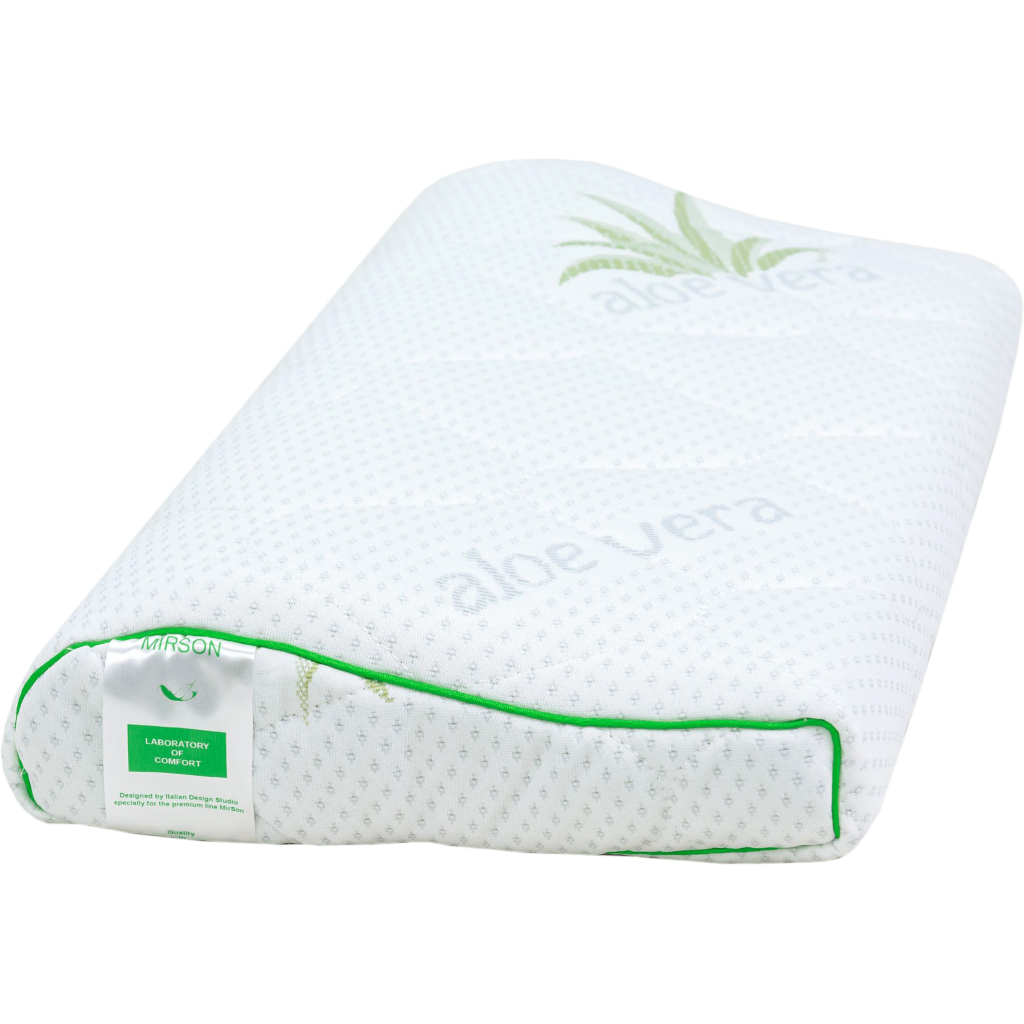 Подушка MirSon ортопедична 6123 Green nature Alberto Kiddy 50х29х5/8 (2200003262773) - зображення 1