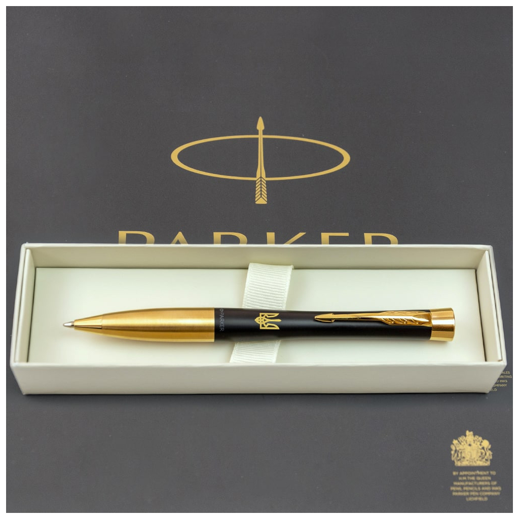 Ручка кулькова Parker URBAN 17 UKRAINE Muted Black GT BP Трезубец (30035_T001y) - зображення 5