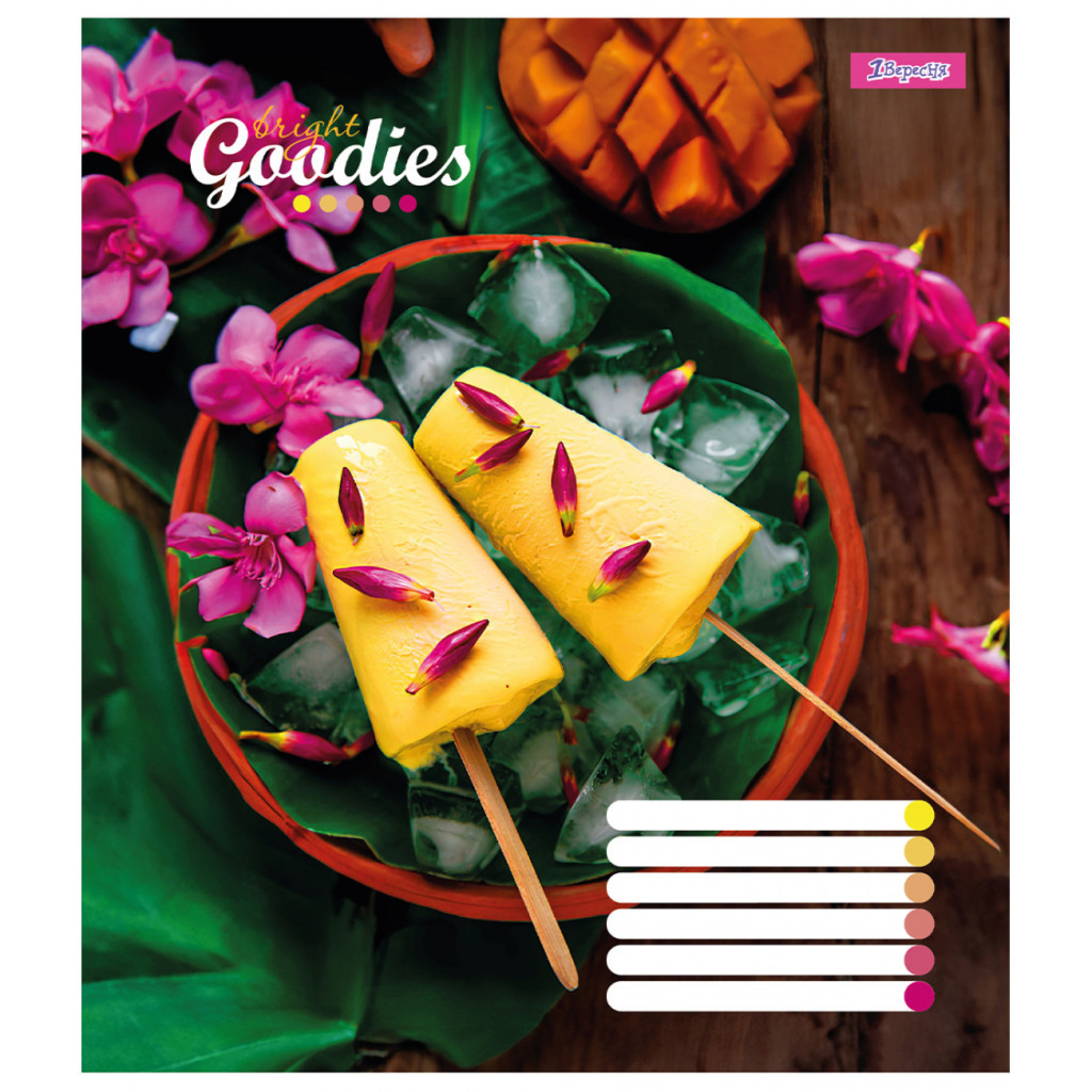 Зошит 1 вересня А5 1В Bright goodies 60 аркушів лінія (767402) - зображення 5