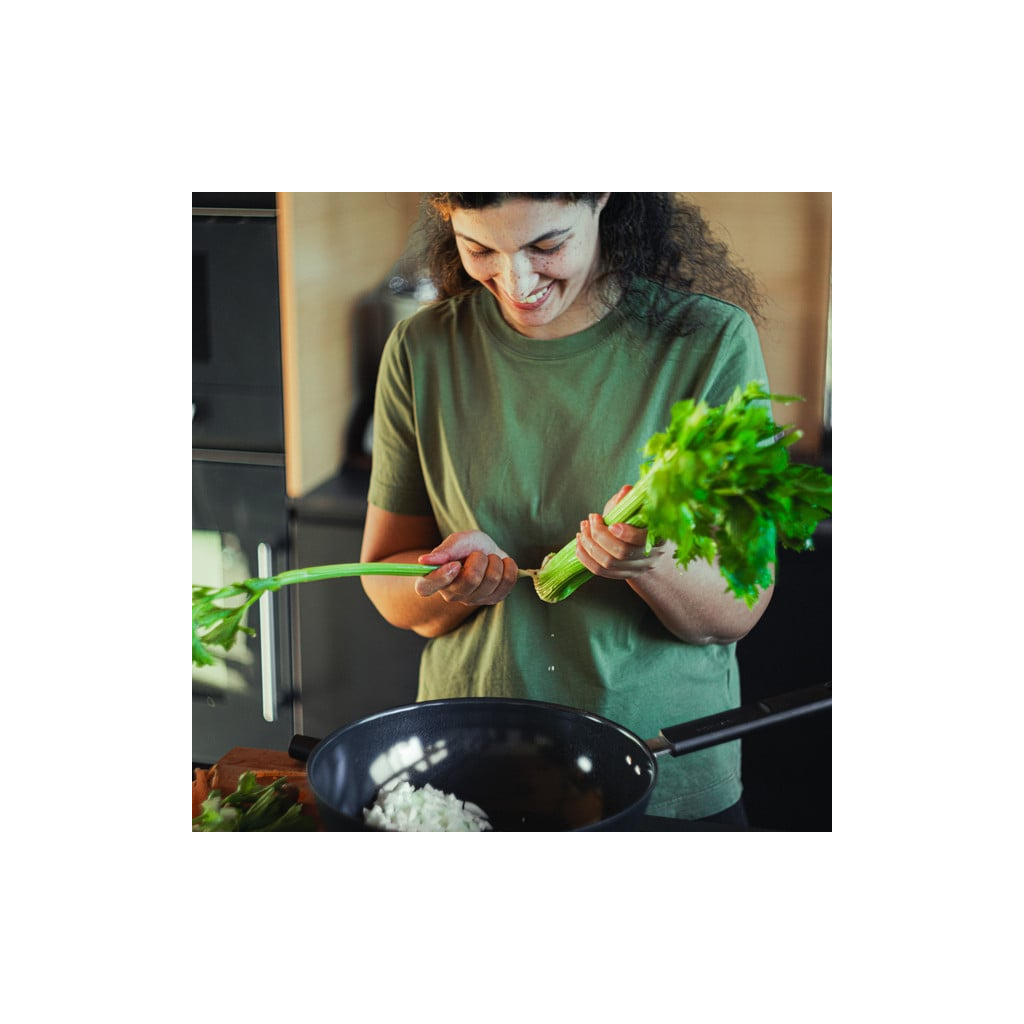 Сковорода Fiskars ВОК Hard Face 28 см 4,5 л (1075523) - зображення 8