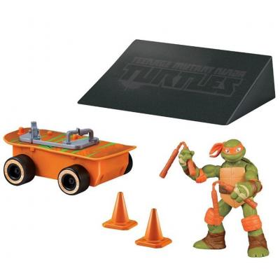 Бойовий транспорт TMNT ЧЕРЕПАШКИ-НИНДЗЯ РЕСТАЙЛИНГ – Скейт и экскл. фигурка Майки (94273) - зображення 1