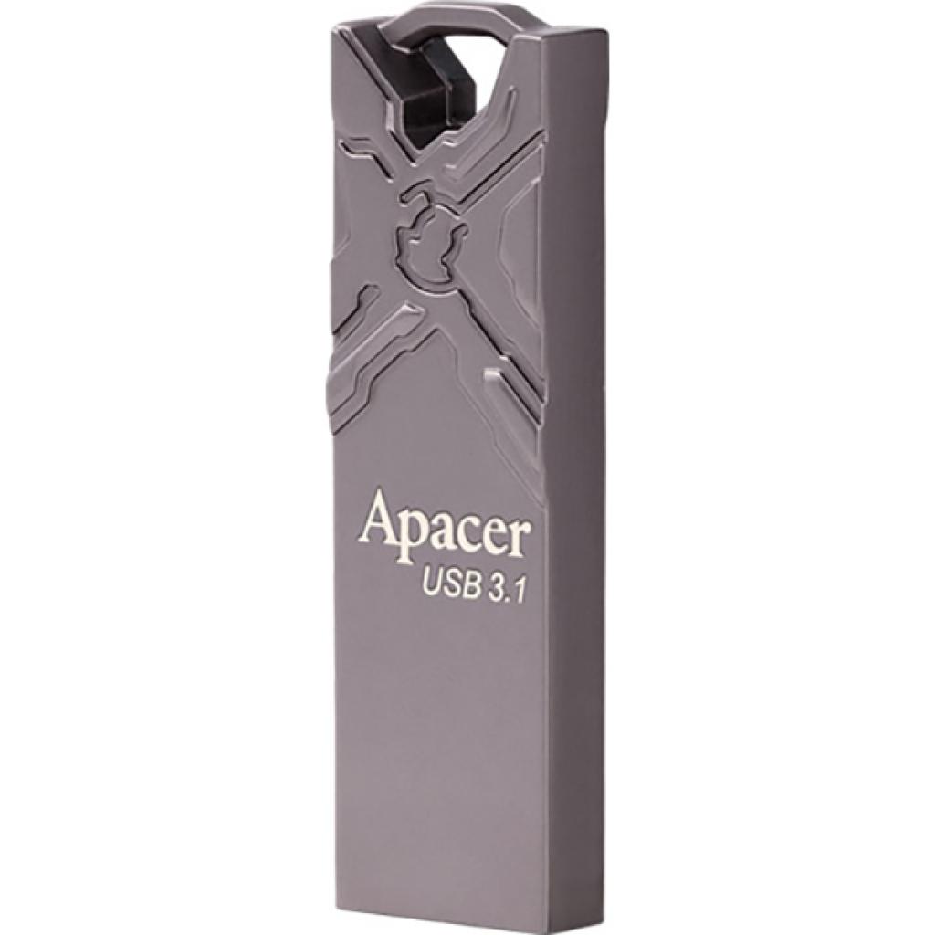 USB флеш накопичувач Apacer 32GB AH15F Ashy USB 3.0 (AP32GAH15FA-1) - зображення 2