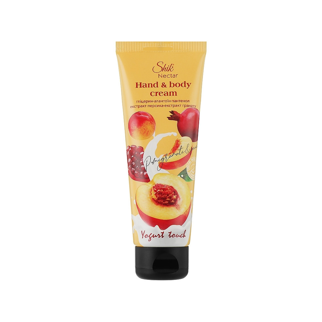 Крем для рук Shik Nectar Yogurt Touch Екстракт персика і гранату 75 мл (4823107604423) - изображение 1