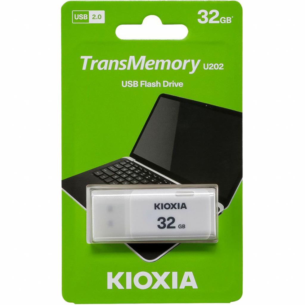 USB флеш накопичувач Kioxia 32GB U202 White USB 2.0 (LU202W032GG4) - зображення 3