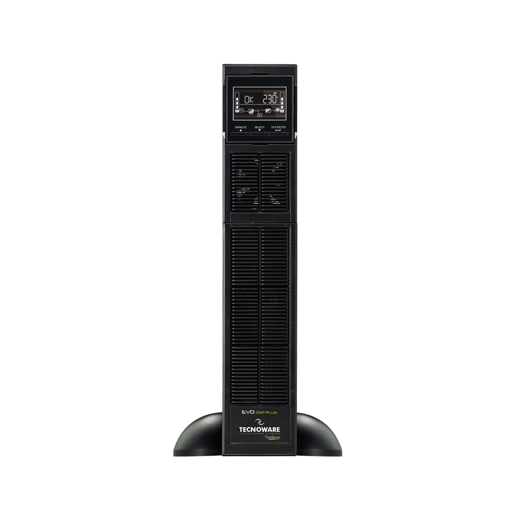 Пристрій безперебійного живлення Tescom EVO DSP PLUS 2400VA RACK /TOWER IEC (FGCEDP2402RTIEC) - зображення 1