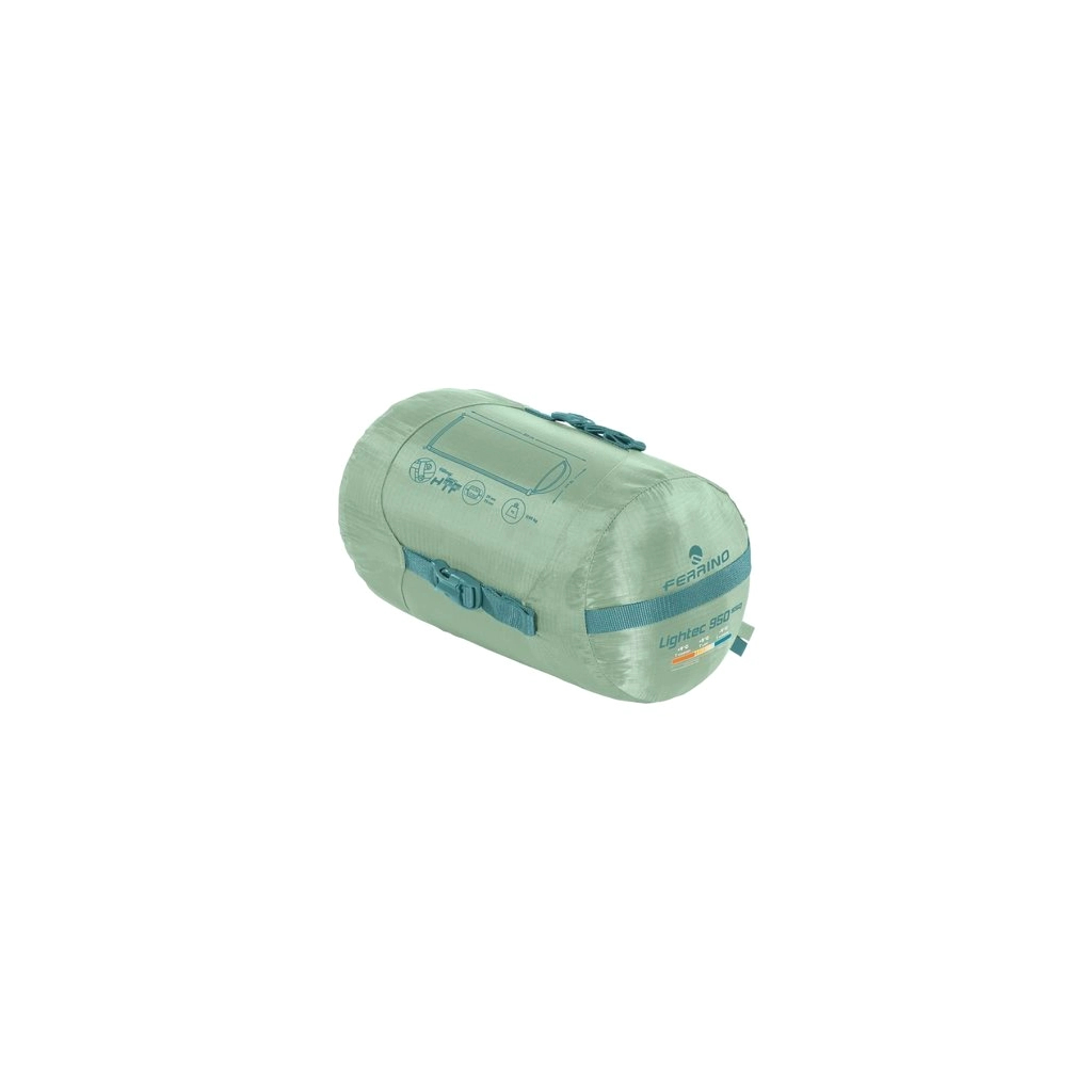 Спальний мішок Ferrino Lightec SSQ 950 +5°C Green Left (86652QVVS) (931772) - зображення 2