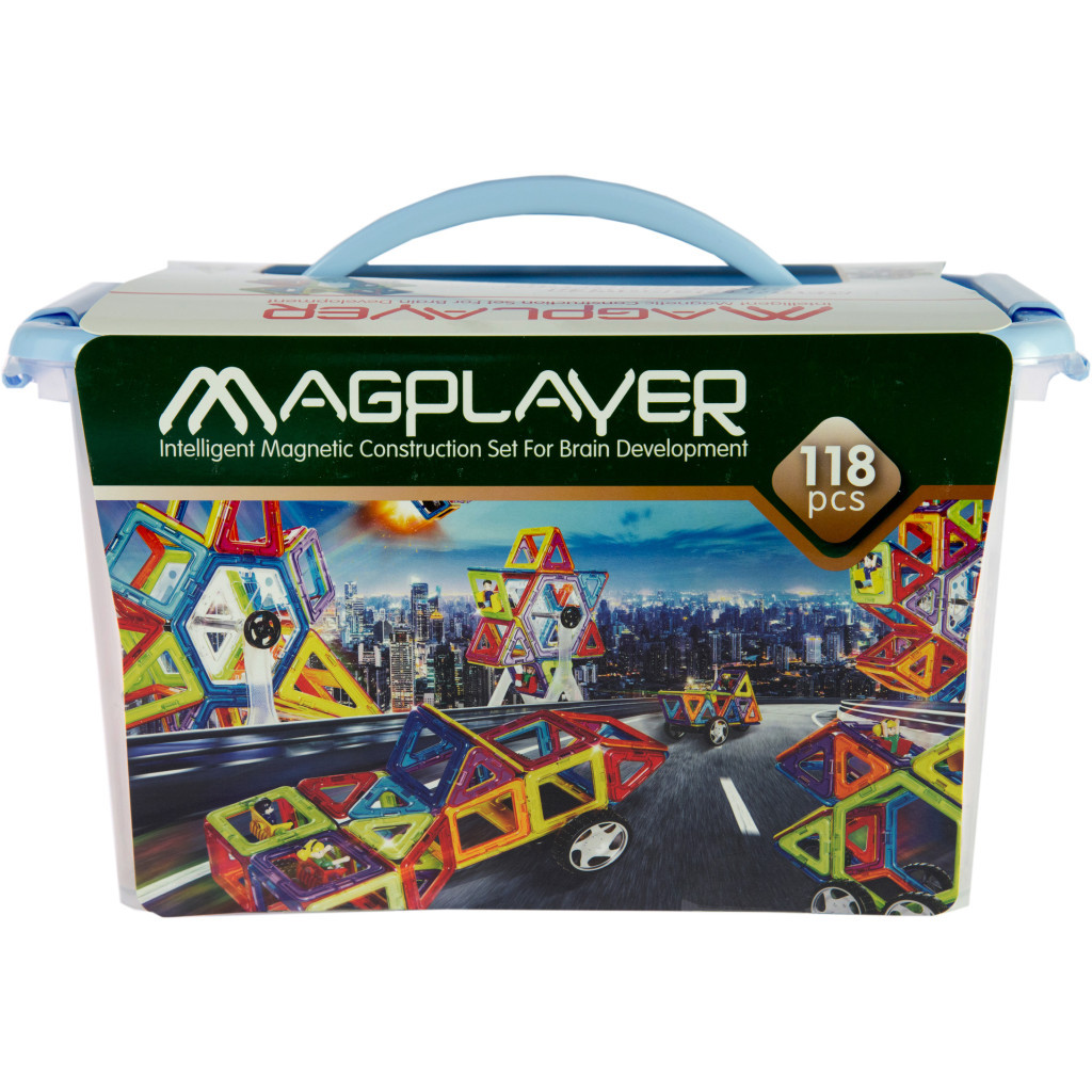 Конструктор Magplayer Набір 118 ел. (MPT-118) - зображення 1