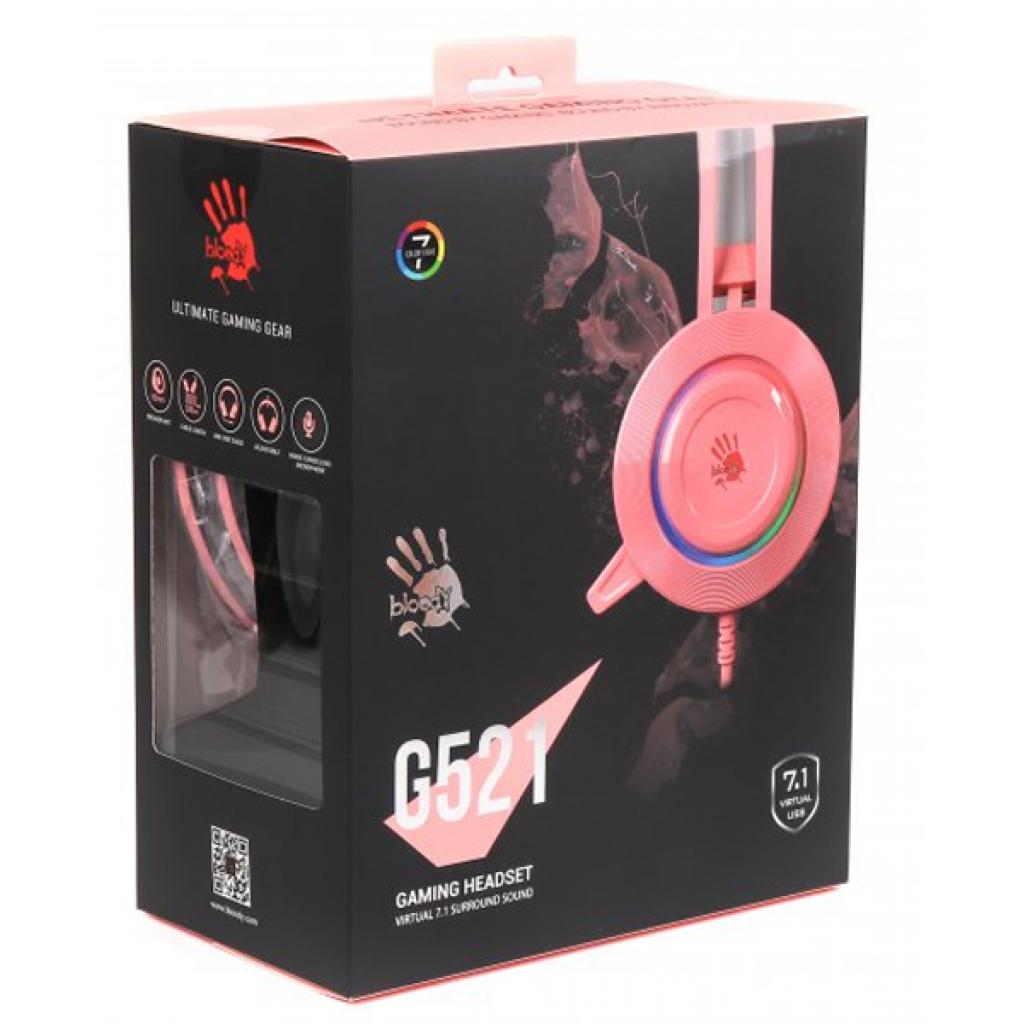 Навушники A4Tech Bloody G521 Pink - зображення 6