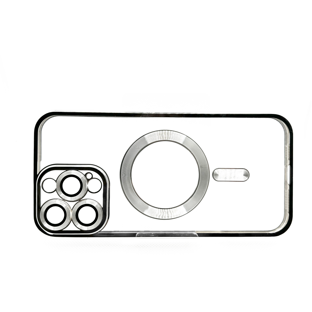 Чохол до мобільного телефона BeCover TPU Chrome Case (MagSafe) для Apple iPhone 16 Pro Max Silver (712088) - зображення 4