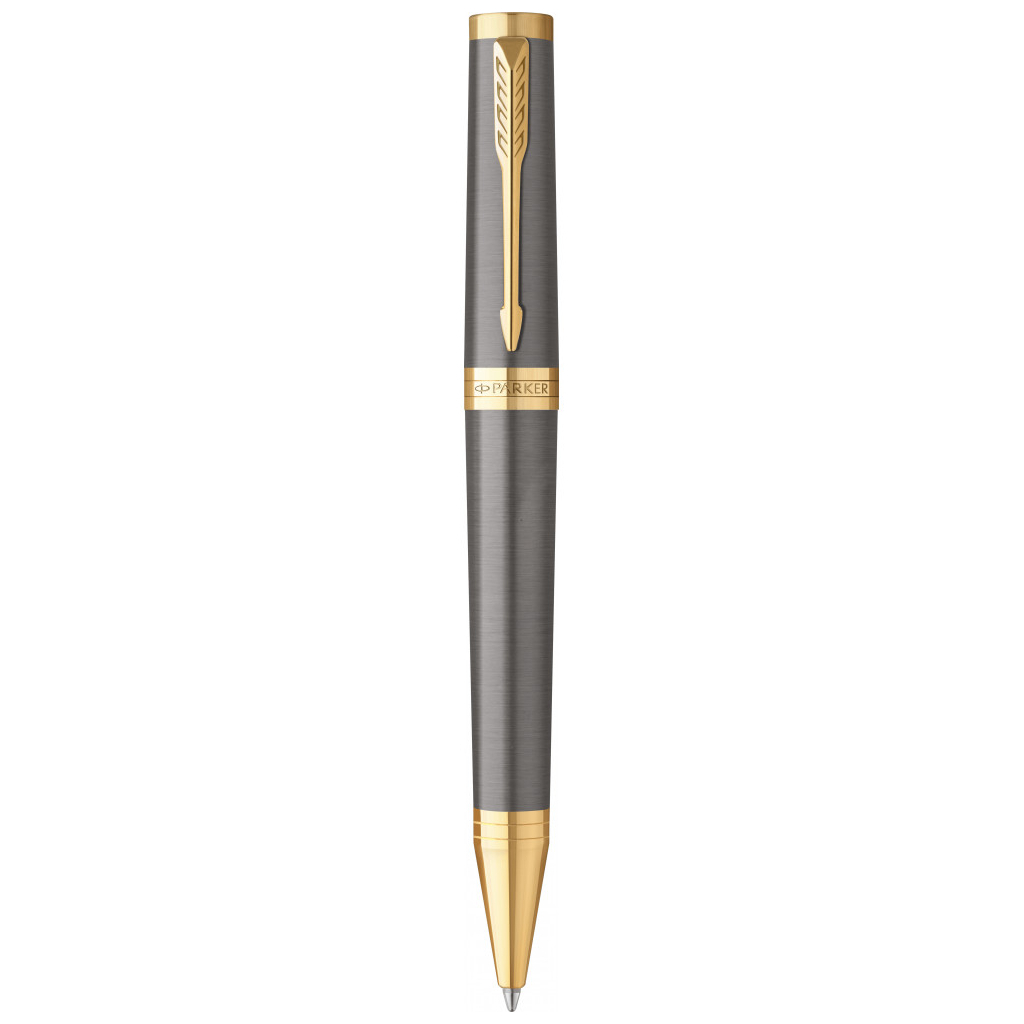 Ручка кулькова Parker INGENUITY Grey Lacquer GT BP (60 432) - зображення 1