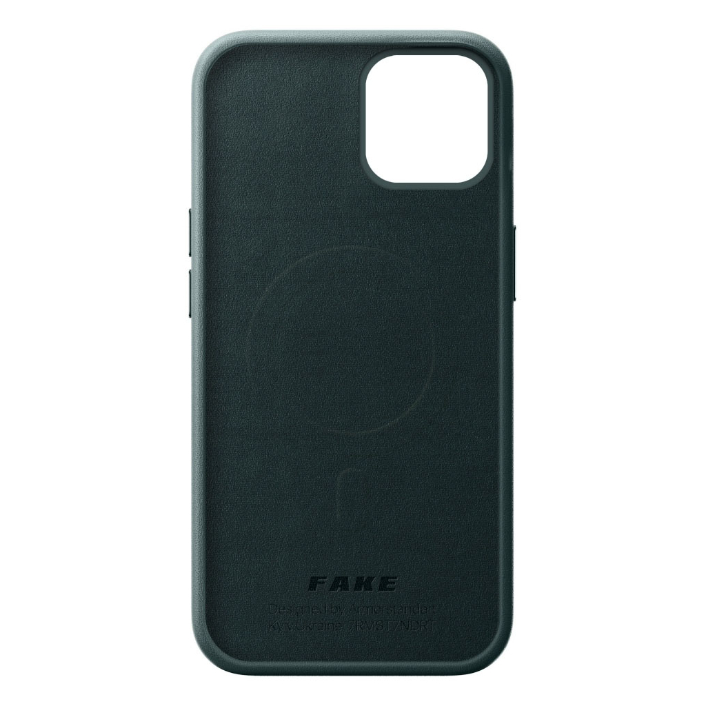 Чохол до мобільного телефона Armorstandart FAKE Leather Case Apple iPhone 14 Shirt Green (ARM64393) - зображення 2