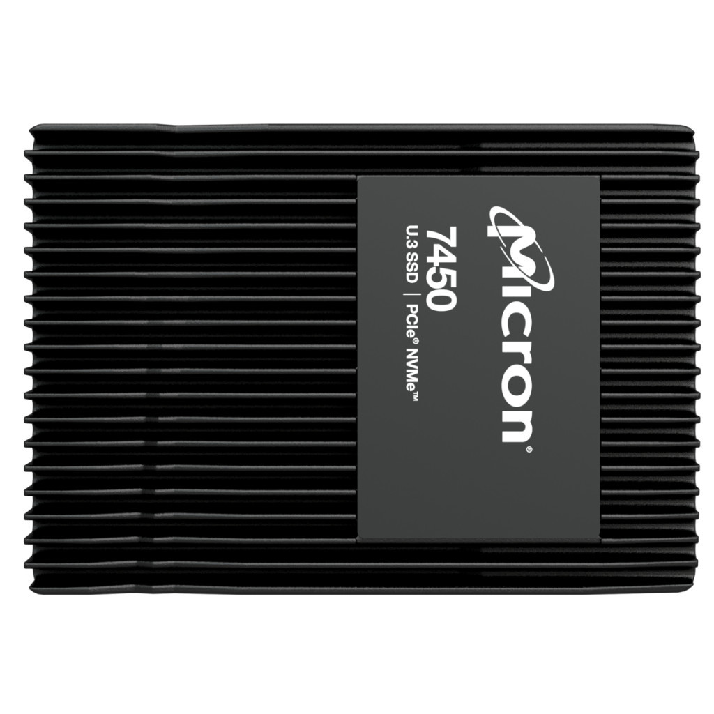 Накопичувач SSD U.3 2.5" 3.84TB 7450 PRO 15mm Micron (MTFDKCC3T8TFR-1BC1ZABYYR) - зображення 1