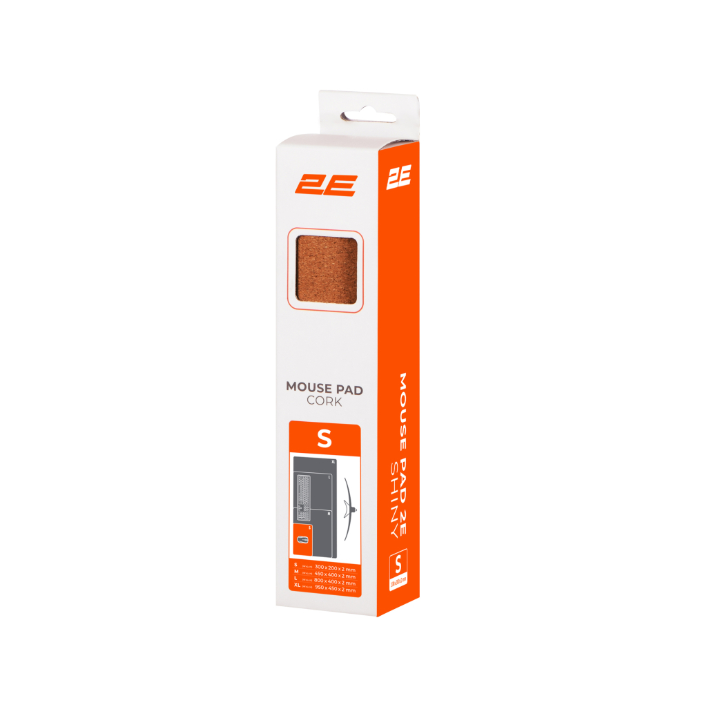 Килимок для мишки 2E Cork S Brown (2E-PAD-S-CORK) - зображення 6