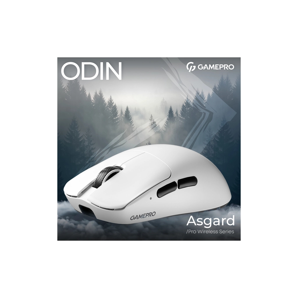 Мишка GamePro Asgard Odin 8K Wireless/USB White (GM035W) - зображення 6
