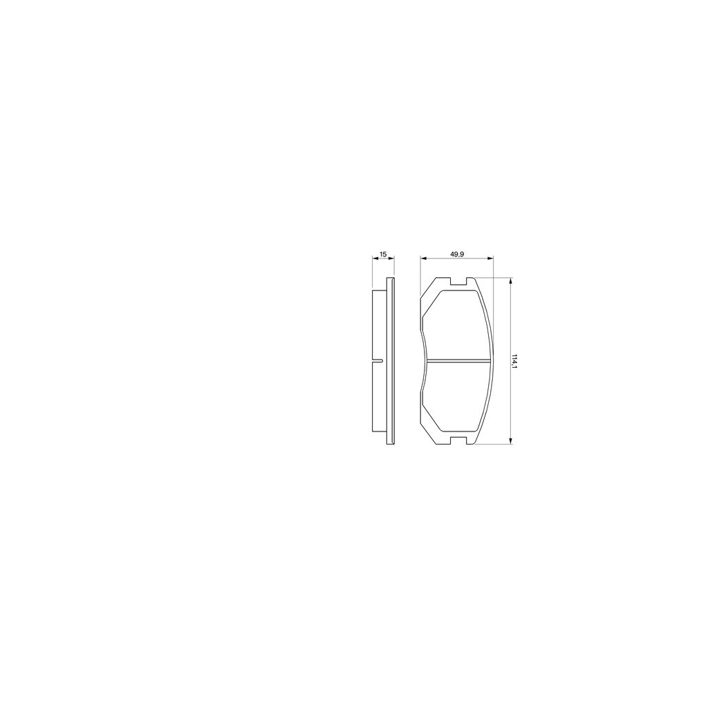 Гальмівні колодки Bosch 0 986 460 980 - зображення 3