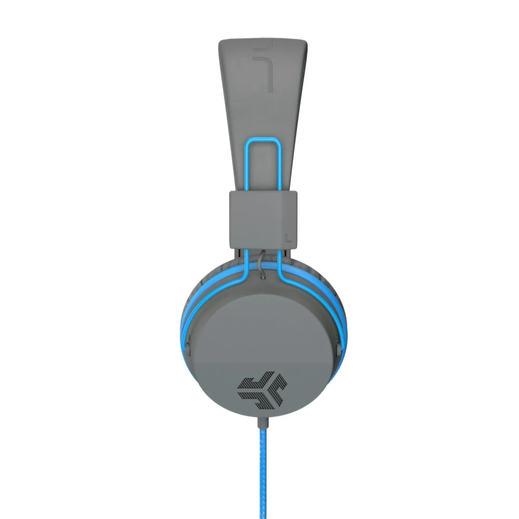 Навушники Jlab JBuddies Studio Kids Wired Graphite/Blue (IEUHJKSTUDIORGRYBLU6) - зображення 2