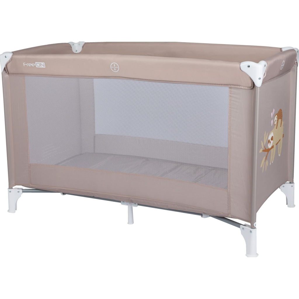 Дитячий манеж FreeON Travel Love Beige (44299) - зображення 1