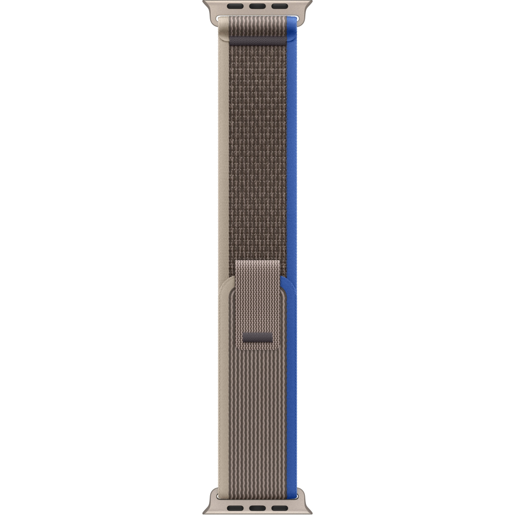 Ремінець до смарт-годинника Apple 49mm Trail Loop - M/L Blue/Gray (MQEK3ZM/A) - зображення 1