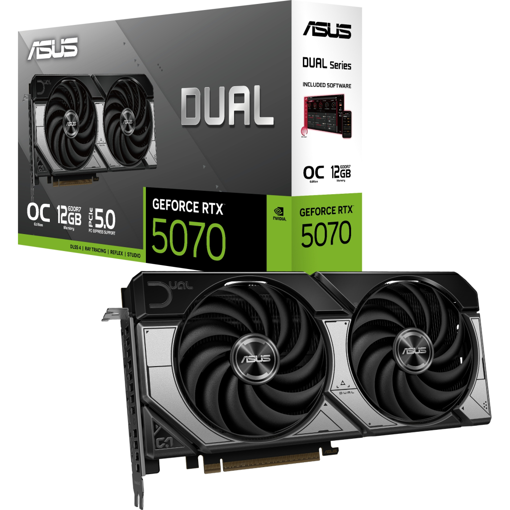 Відеокарта ASUS GeForce RTX5070 12Gb DUAL OC (DUAL-RTX5070-O12G) - зображення 8