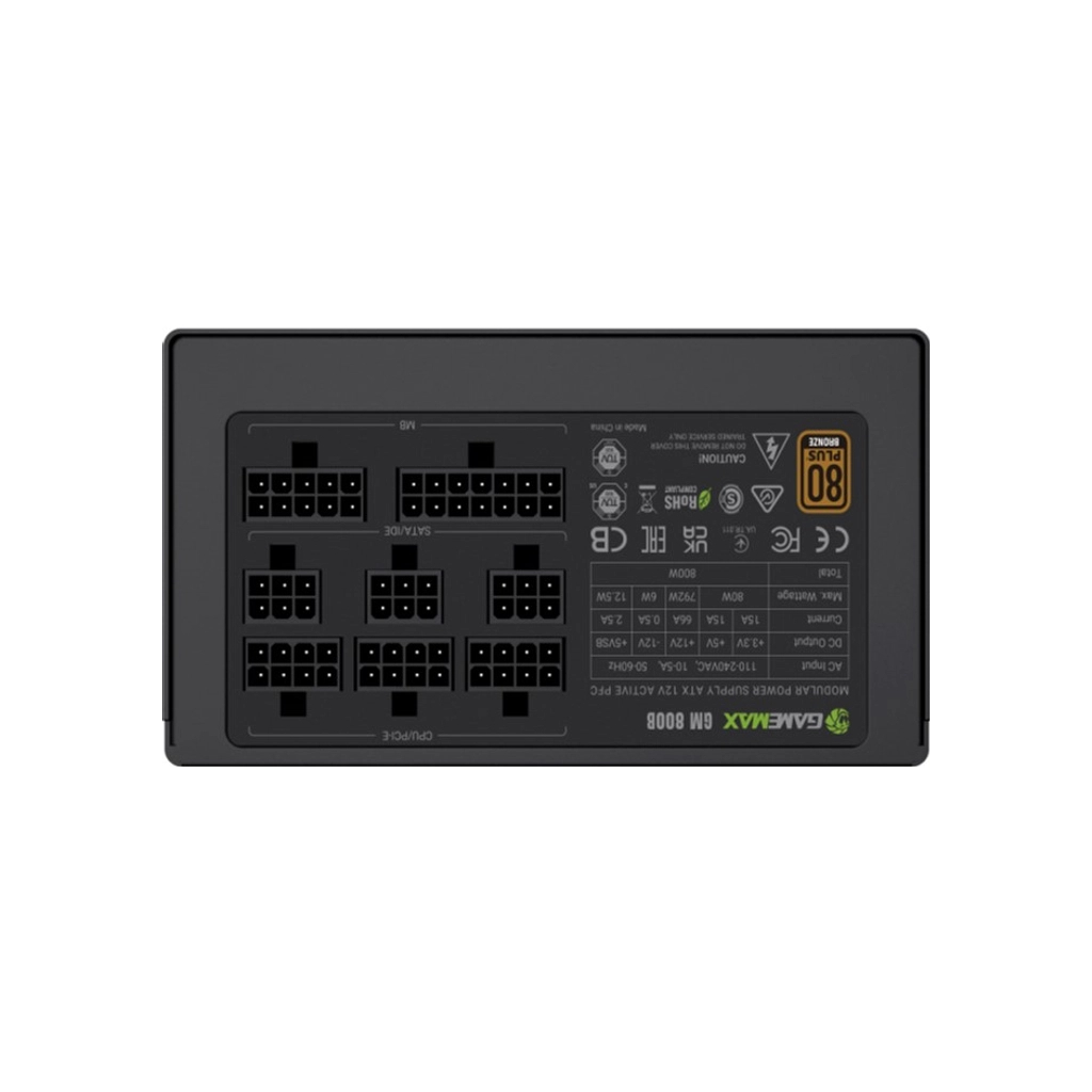 Блок живлення Gamemax 800W (GM 800B Fully-modular New) - зображення 7